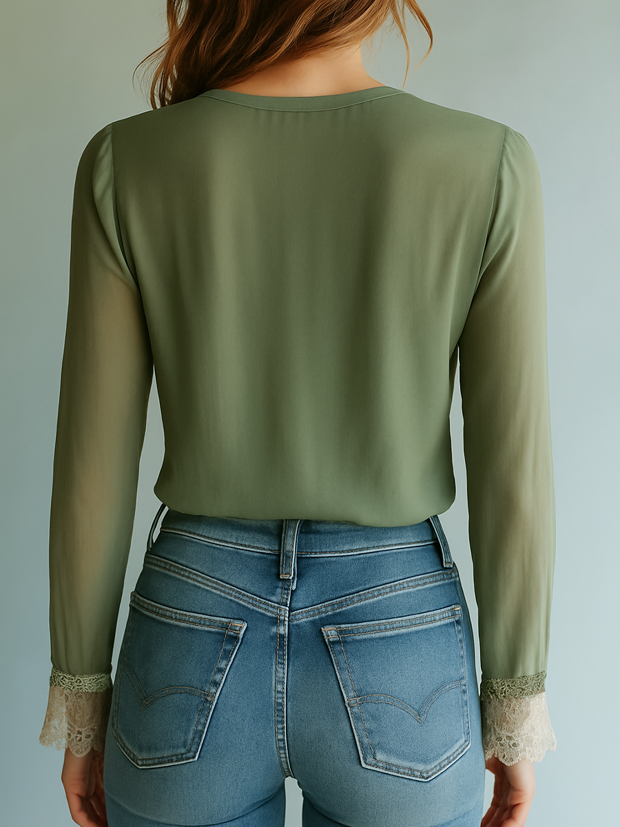 Aurora | Floral Lace Blouse