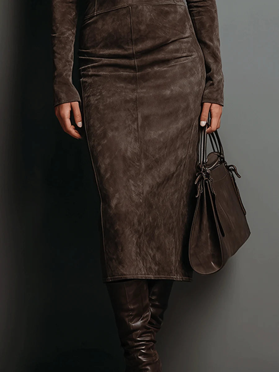 Monique | Elegante vestido midi ajustado