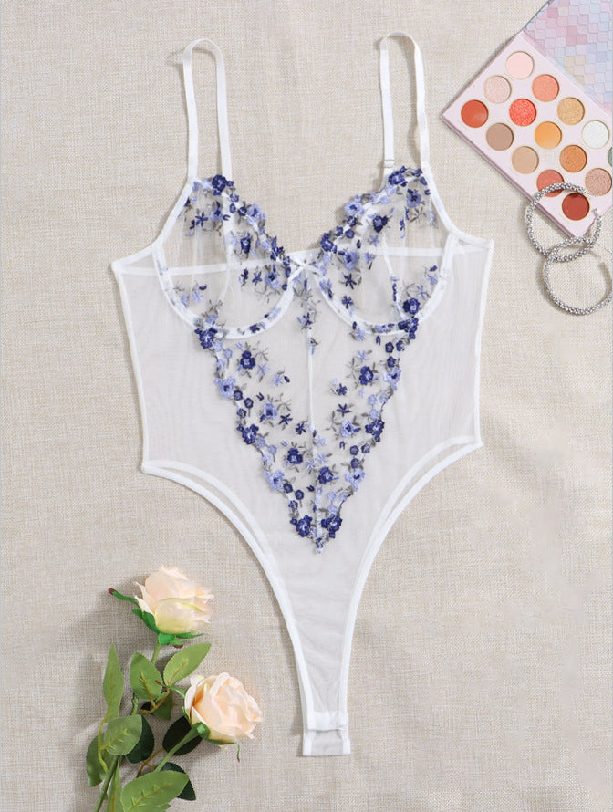 Elin | Body con mariposas bordadas