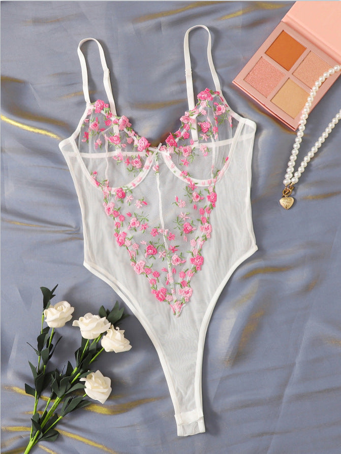 Elin | Body con mariposas bordadas