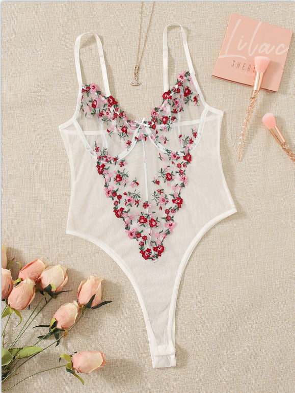 Elin | Body con mariposas bordadas