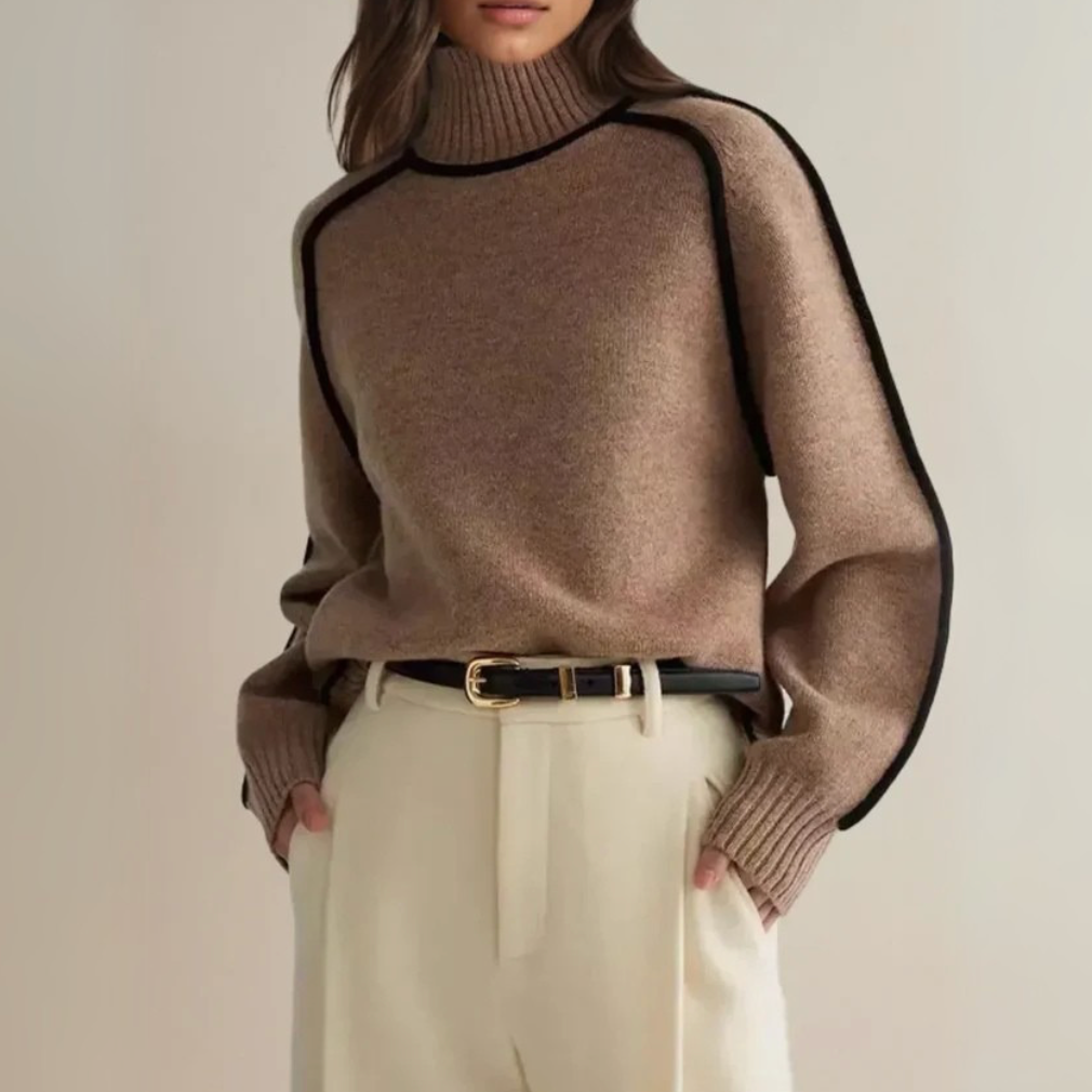 Clarisse | Elegante jersey de cuello alto