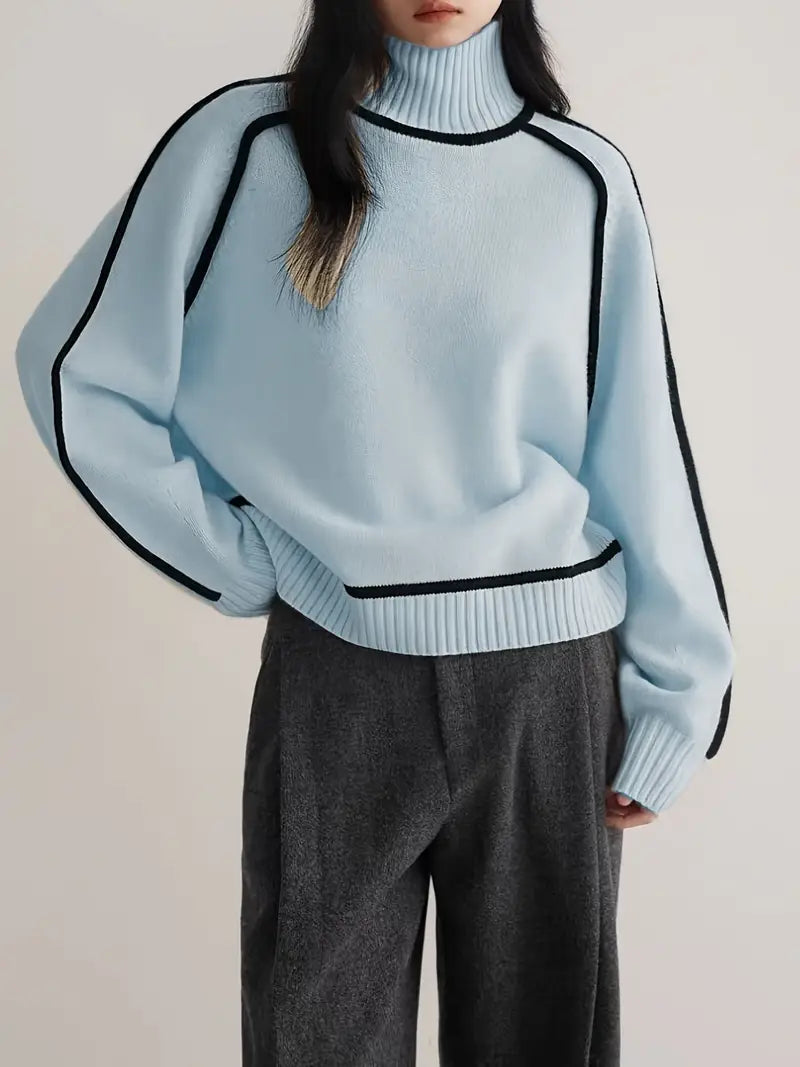 Clarisse | Elegante jersey de cuello alto